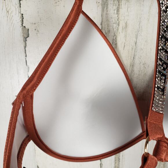 NWT Victoria's Secret Shine Strap Full Coverage Push-Up Bikini Top Size 32DD (E) - Picture 7 of 15